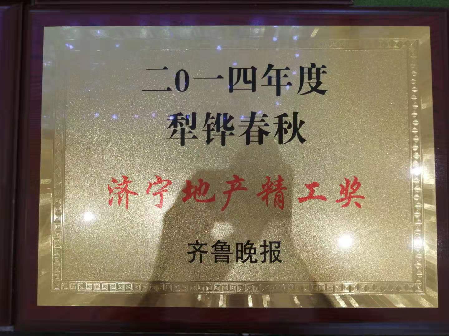 2014年济宁地产精工奖（齐鲁晚报）.jpg